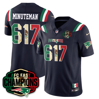 NE Mexico AFC East Division Champions Vapor Limited Jersey - All Stitched-DTD