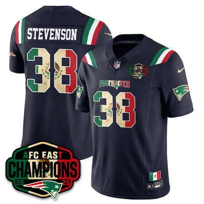NE Mexico AFC East Division Champions Vapor Limited Jersey - All Stitched-DTD