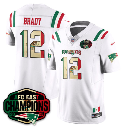NE Mexico AFC East Division Champions Vapor Limited Jersey - All Stitched-DTD