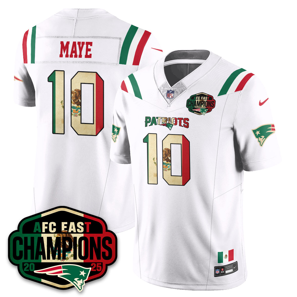 NE Mexico AFC East Division Champions Vapor Limited Jersey - All Stitched-DTD