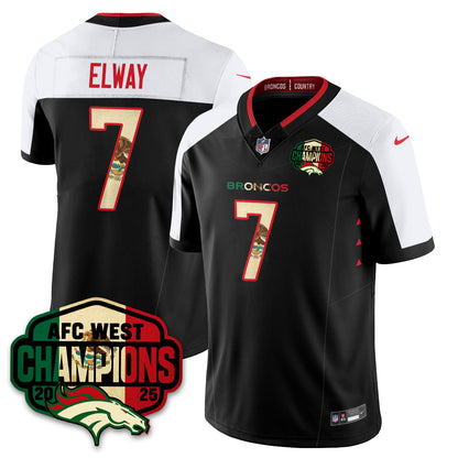 DEN Mexico AFC West Division Champions Vapor Limited Jersey - All Stitched-DTD