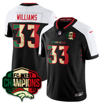 DEN Mexico AFC West Division Champions Vapor Limited Jersey - All Stitched-DTD