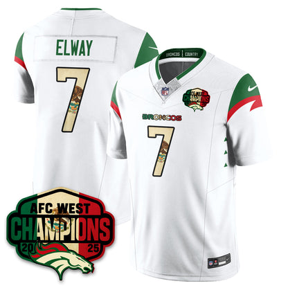 DEN Mexico AFC West Division Champions Vapor Limited Jersey - All Stitched-DTD