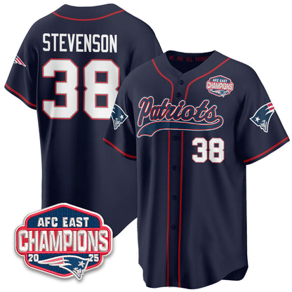 NE AFC East Division Champions Vapor Limited Baseball Jersey - All Stitched-DTD