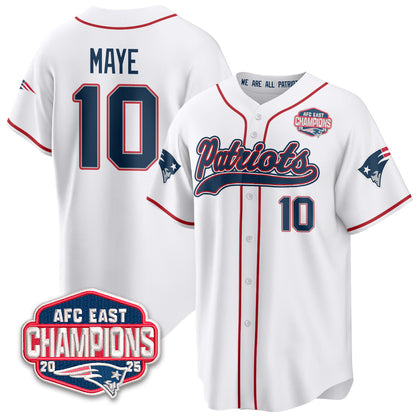NE AFC East Division Champions Vapor Limited Baseball Jersey - All Stitched-DTD