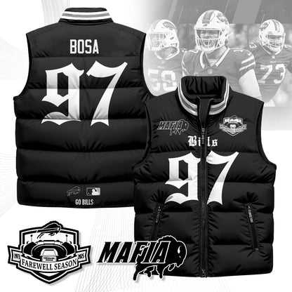 BUF Gothic Farewell Highmark Unisex Puffer Vest-DTD