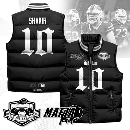BUF Gothic Farewell Highmark Unisex Puffer Vest-DTD