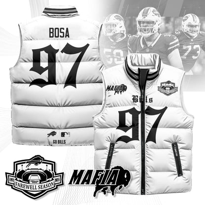 BUF Gothic Farewell Highmark Unisex Puffer Vest-DTD