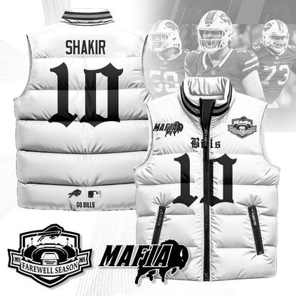 BUF Gothic Farewell Highmark Unisex Puffer Vest-DTD