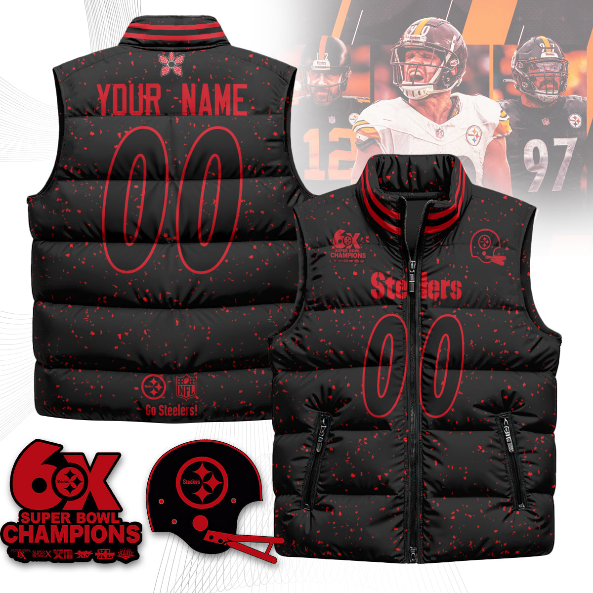 Custom PIT 'Stranger Things Edition' Unisex Puffer Vest-DTD