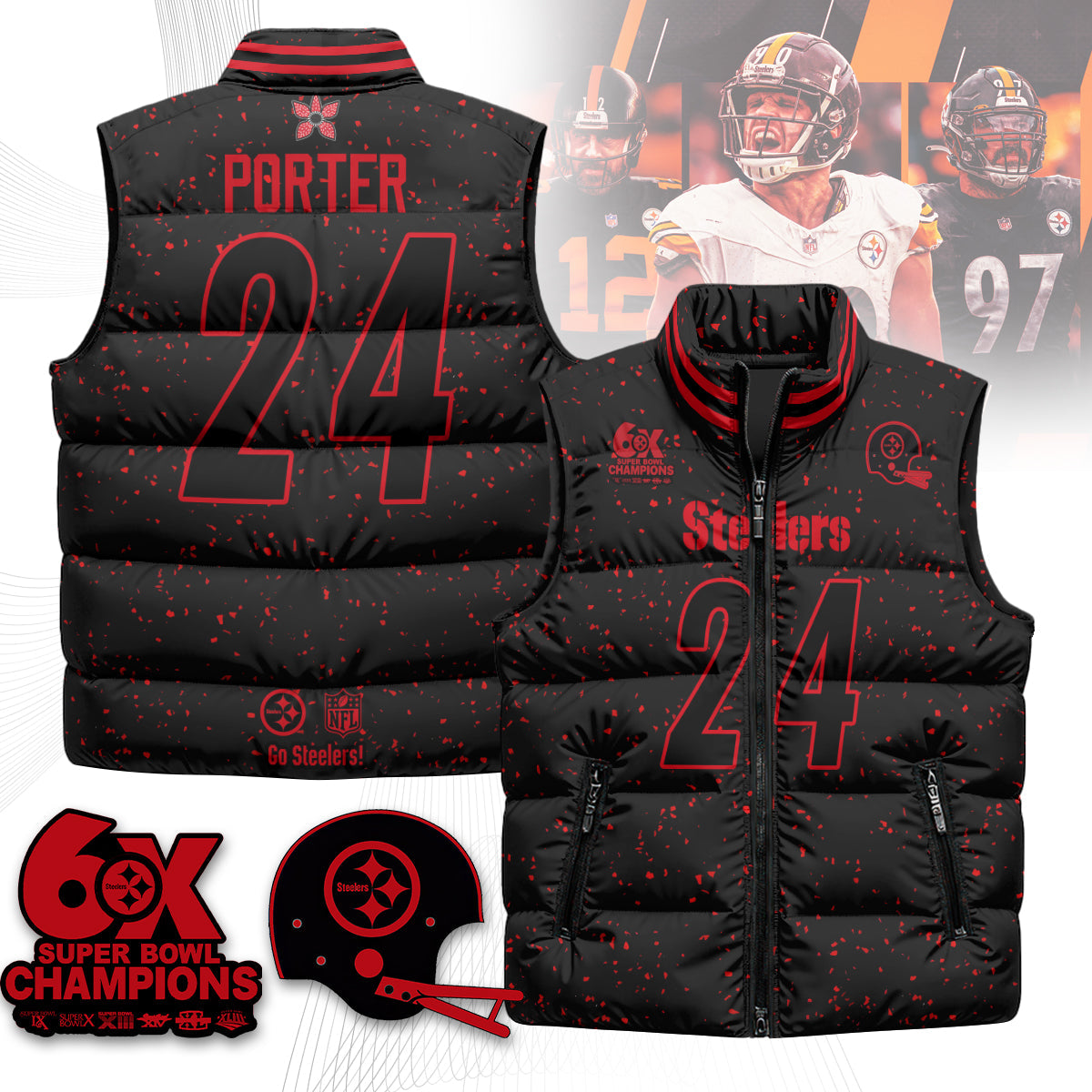 PIT 'Stranger Things Edition' Unisex Puffer Vest-DTD
