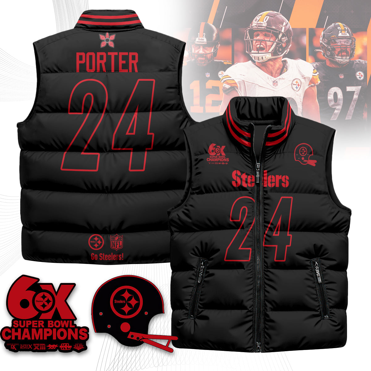 PIT 'Stranger Things Edition' Unisex Puffer Vest-DTD
