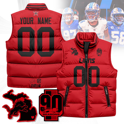Custom DET 'Stranger Things Edition' Unisex Puffer Vest-DTD