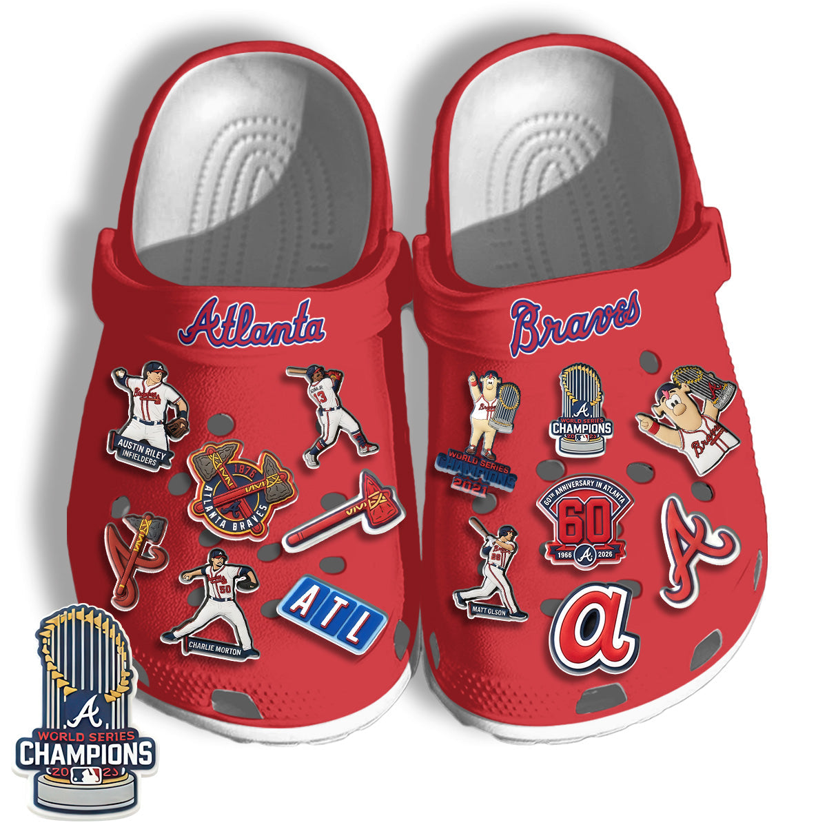 ATL 2026 Red clogs - Charms Gift Set-DTD
