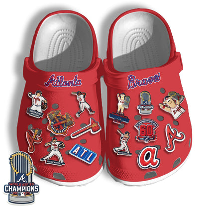 ATL 2026 Red clogs - Charms Gift Set-DTD
