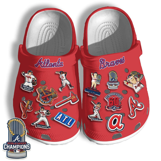 ATL 2026 Red clogs - Charms Gift Set-DTD