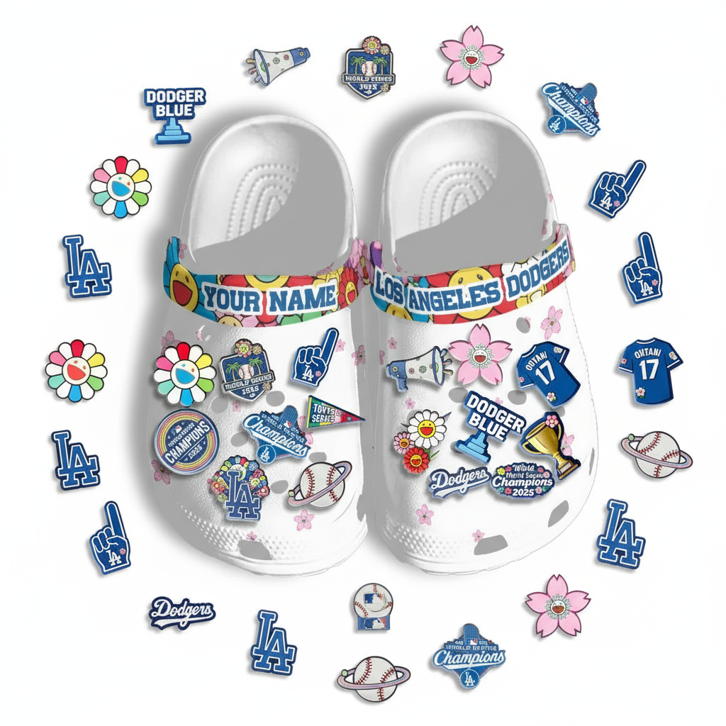 LAD Tokyo Series Clogs - Charms Gift Set - White-DTD