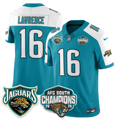 DET AFC South Division Champions Vapor Limited Throwback Jersey - All Stitched-DTD