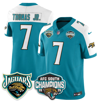 DET AFC South Division Champions Vapor Limited Throwback Jersey - All Stitched-DTD