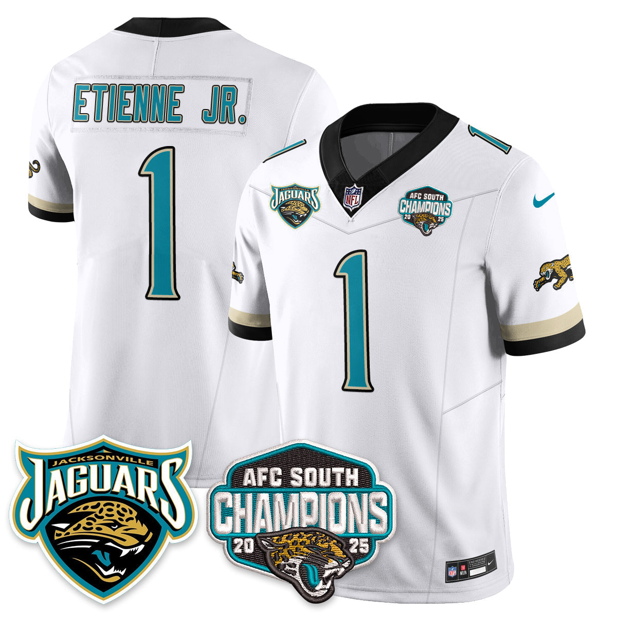 DET AFC South Division Champions Vapor Limited Throwback Jersey - All Stitched-DTD