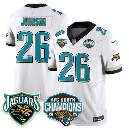 DET AFC South Division Champions Vapor Limited Throwback Jersey - All Stitched-DTD