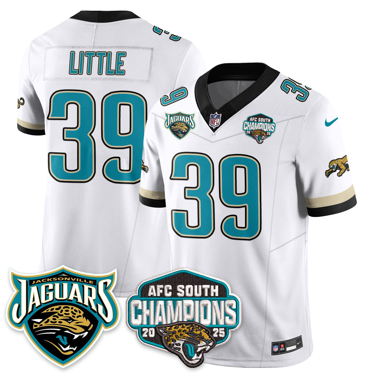 DET AFC South Division Champions Vapor Limited Throwback Jersey - All Stitched-DTD