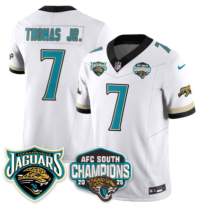 DET AFC South Division Champions Vapor Limited Throwback Jersey - All Stitched-DTD