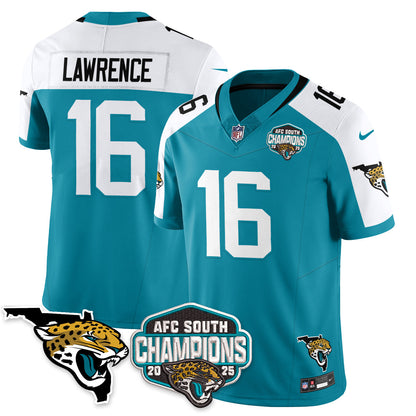 DET AFC South Division Champions Vapor Limited Jersey - All Stitched-DTD