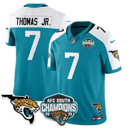 DET AFC South Division Champions Vapor Limited Jersey - All Stitched-DTD