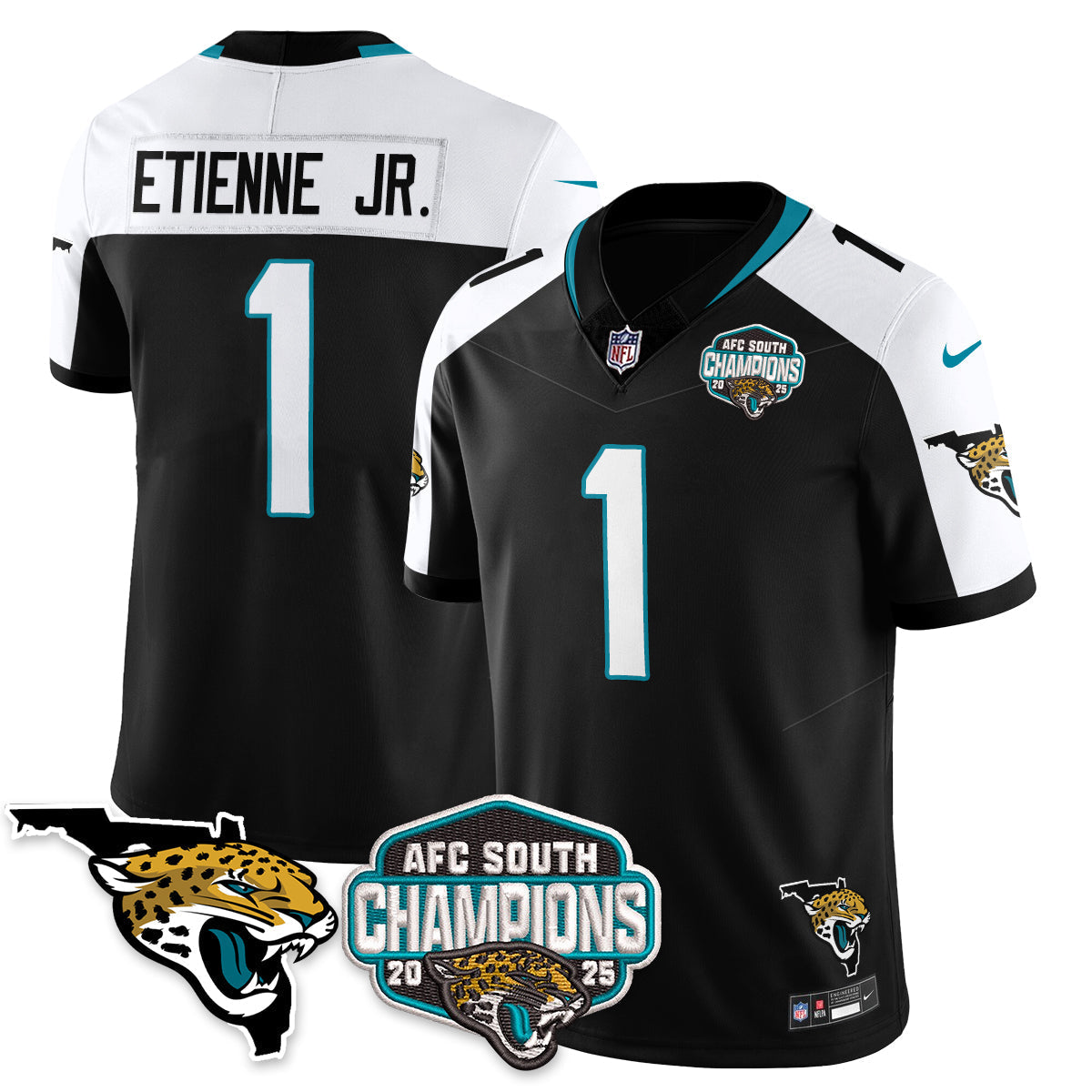 DET AFC South Division Champions Vapor Limited Jersey - All Stitched-DTD