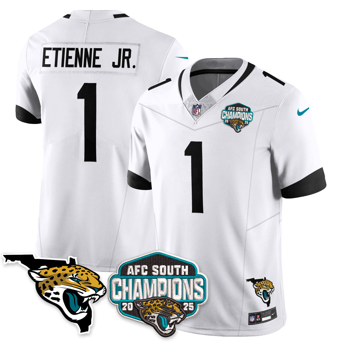 DET AFC South Division Champions Vapor Limited Jersey - All Stitched-DTD