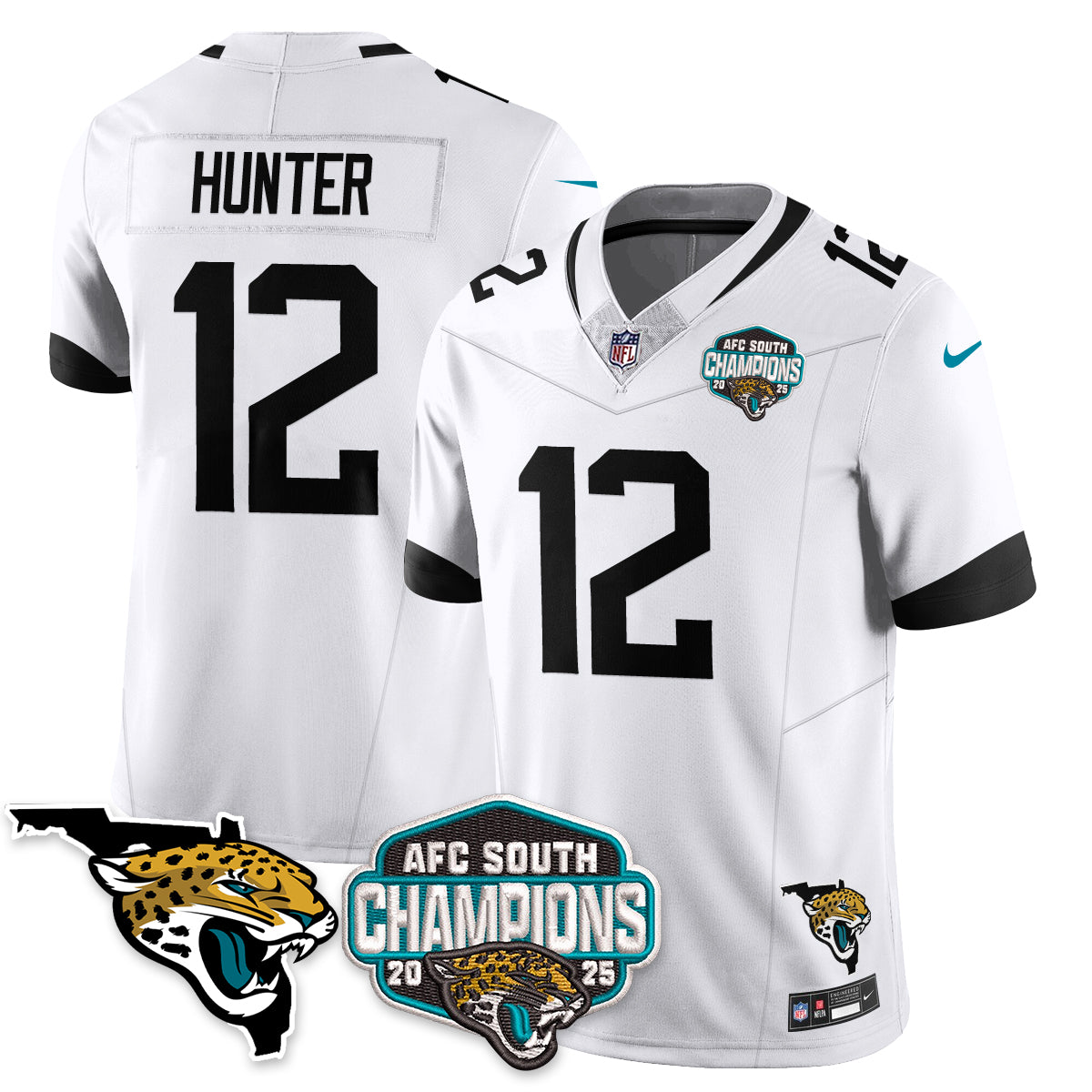 DET AFC South Division Champions Vapor Limited Jersey - All Stitched-DTD
