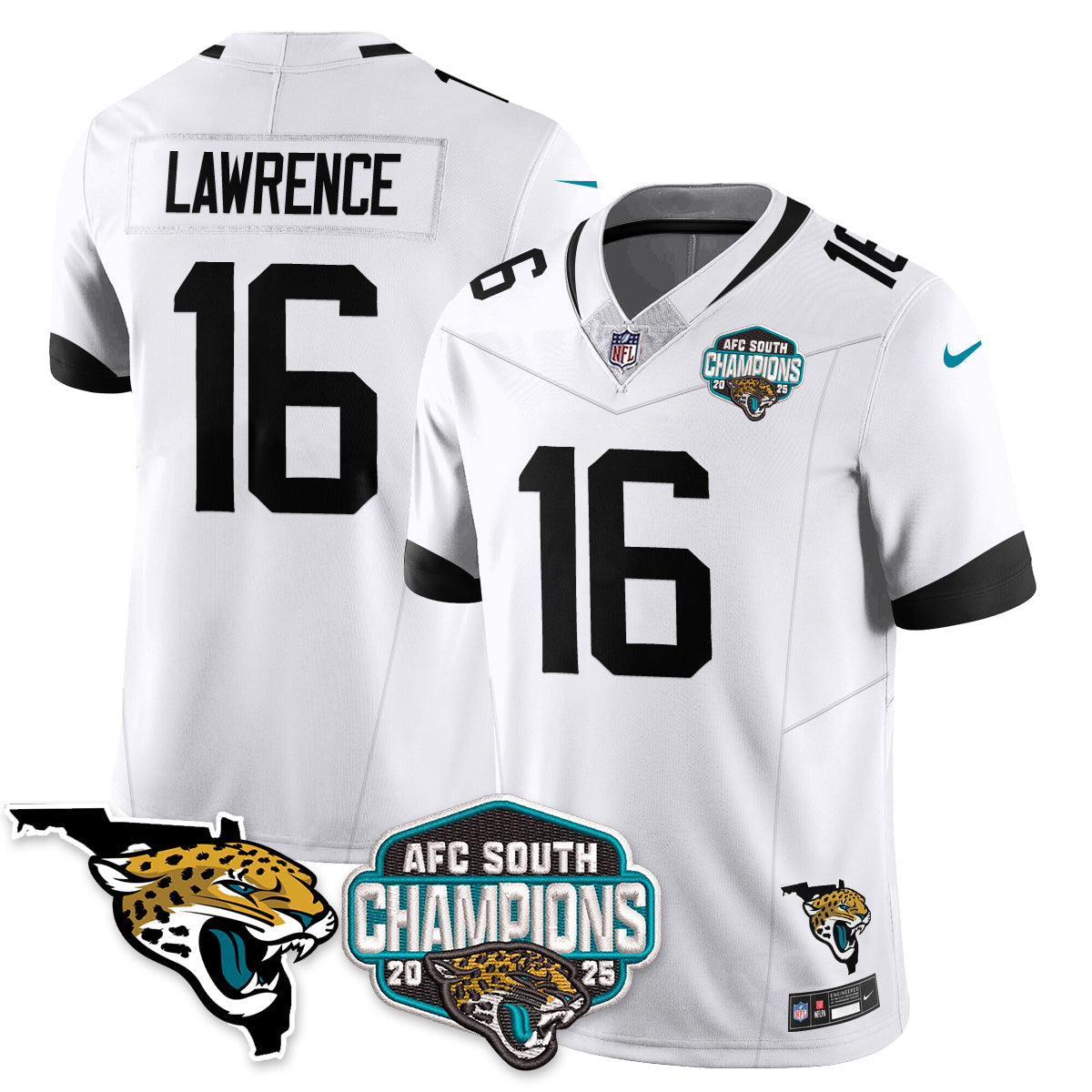 DET AFC South Division Champions Vapor Limited Jersey - All Stitched-DTD