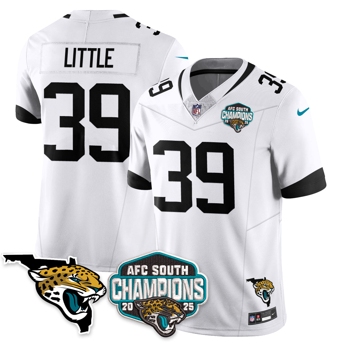 DET AFC South Division Champions Vapor Limited Jersey - All Stitched-DTD