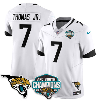 DET AFC South Division Champions Vapor Limited Jersey - All Stitched-DTD