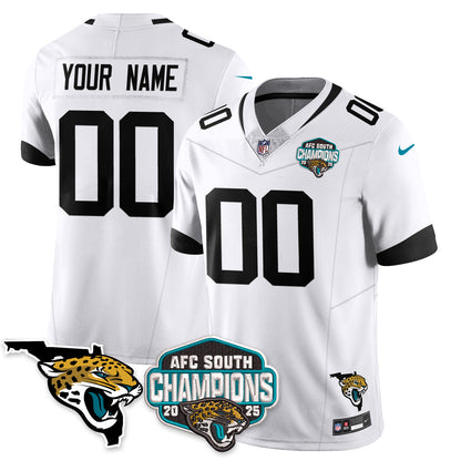 Custom DET AFC South Division Champions Vapor Limited Jersey - All Stitched-DTD