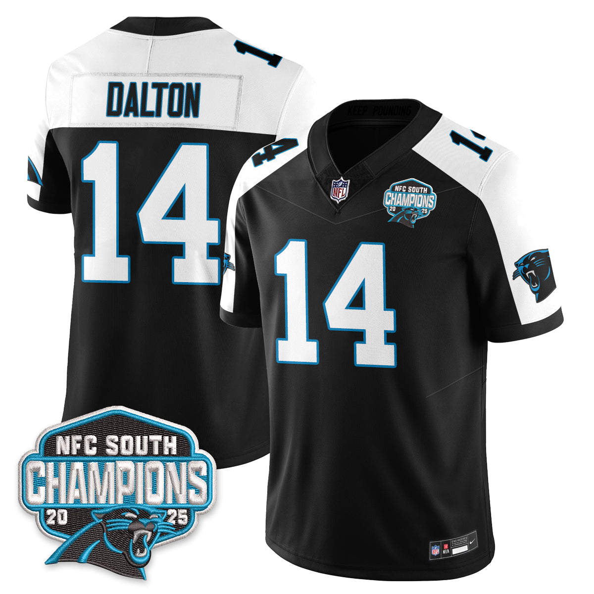 CAR NFC South Division Champions Vapor Limited Jersey - All Stitched-DTD
