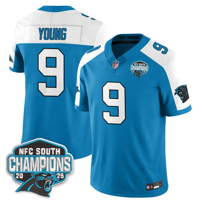 CAR NFC South Division Champions Vapor Limited Jersey n1 - All Stitched-DTD