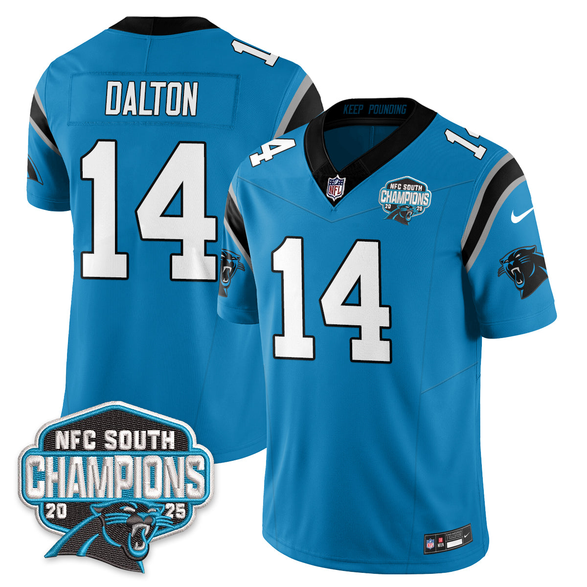 CAR NFC South Division Champions Vapor Limited Jersey - All Stitched-DTD