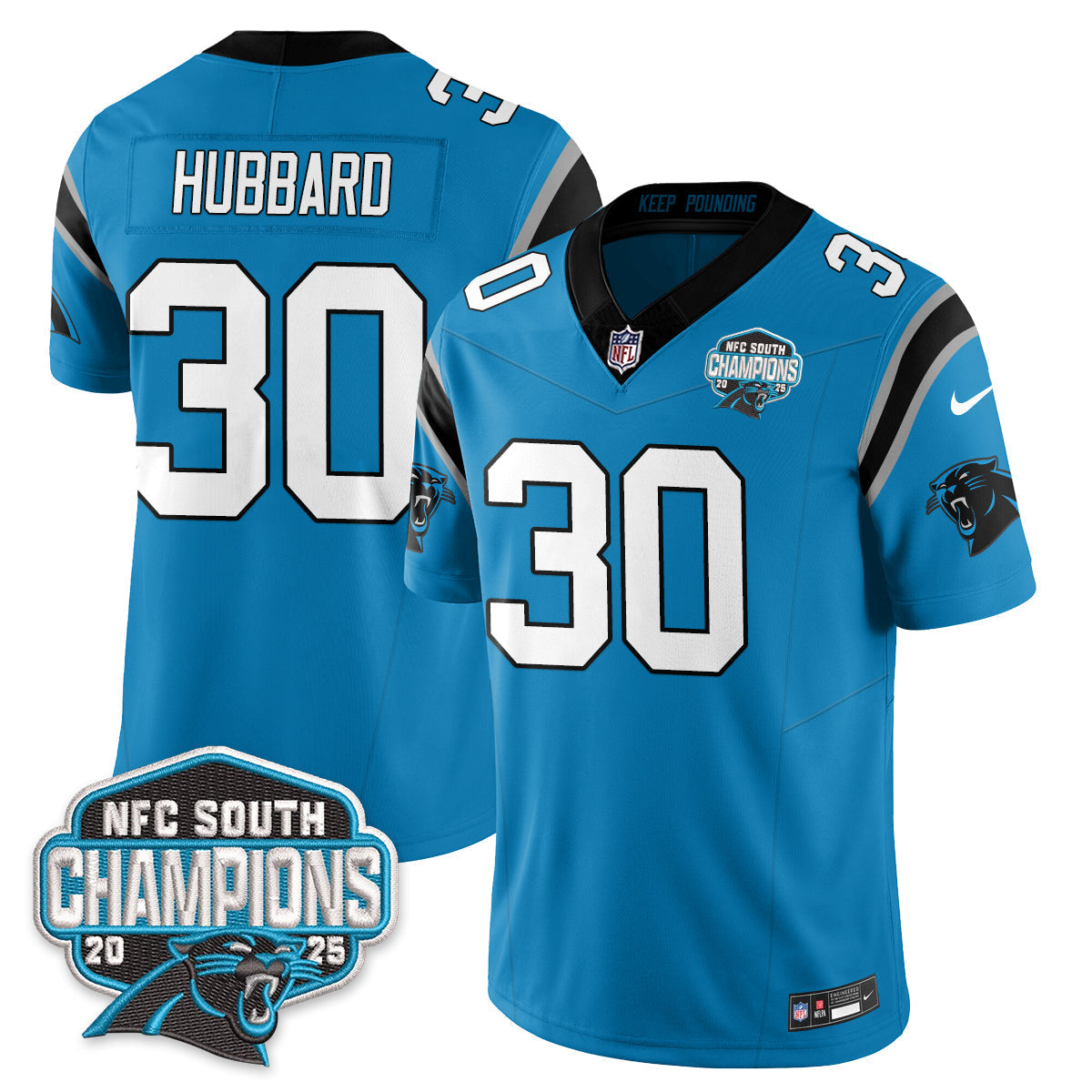 CAR NFC South Division Champions Vapor Limited Jersey - All Stitched-DTD