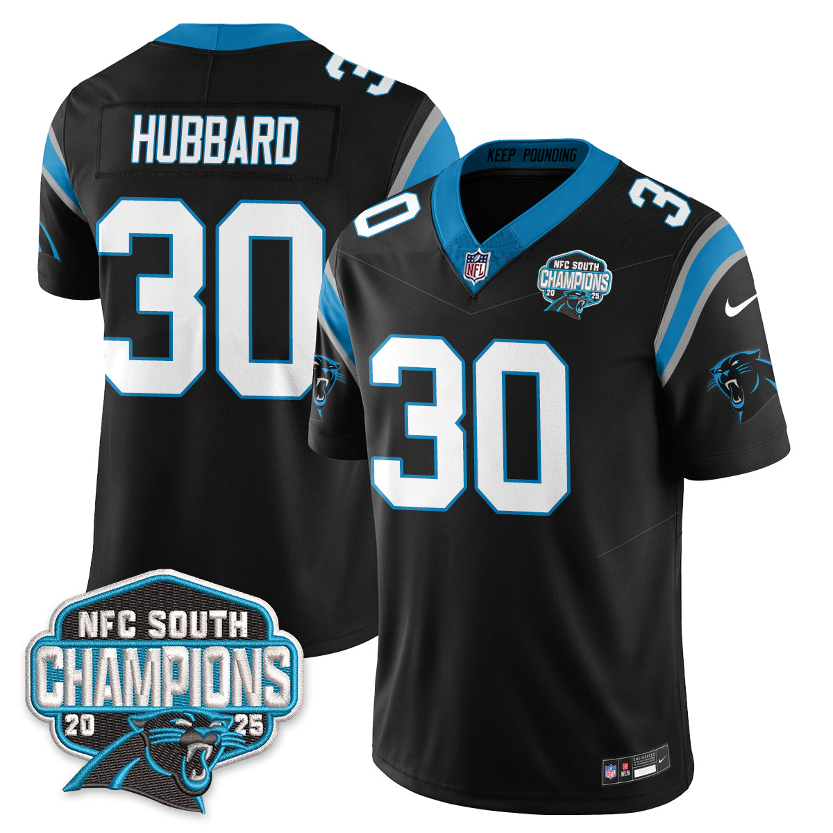 CAR NFC South Division Champions Vapor Limited Jersey - All Stitched-DTD