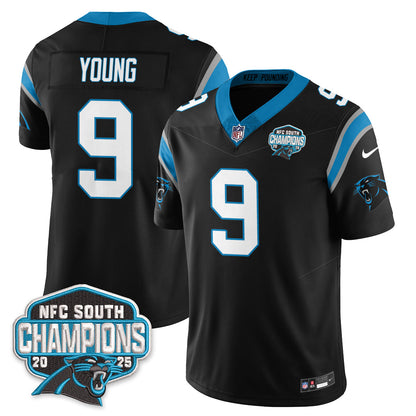 CAR NFC South Division Champions Vapor Limited Jersey n1 - All Stitched-DTD