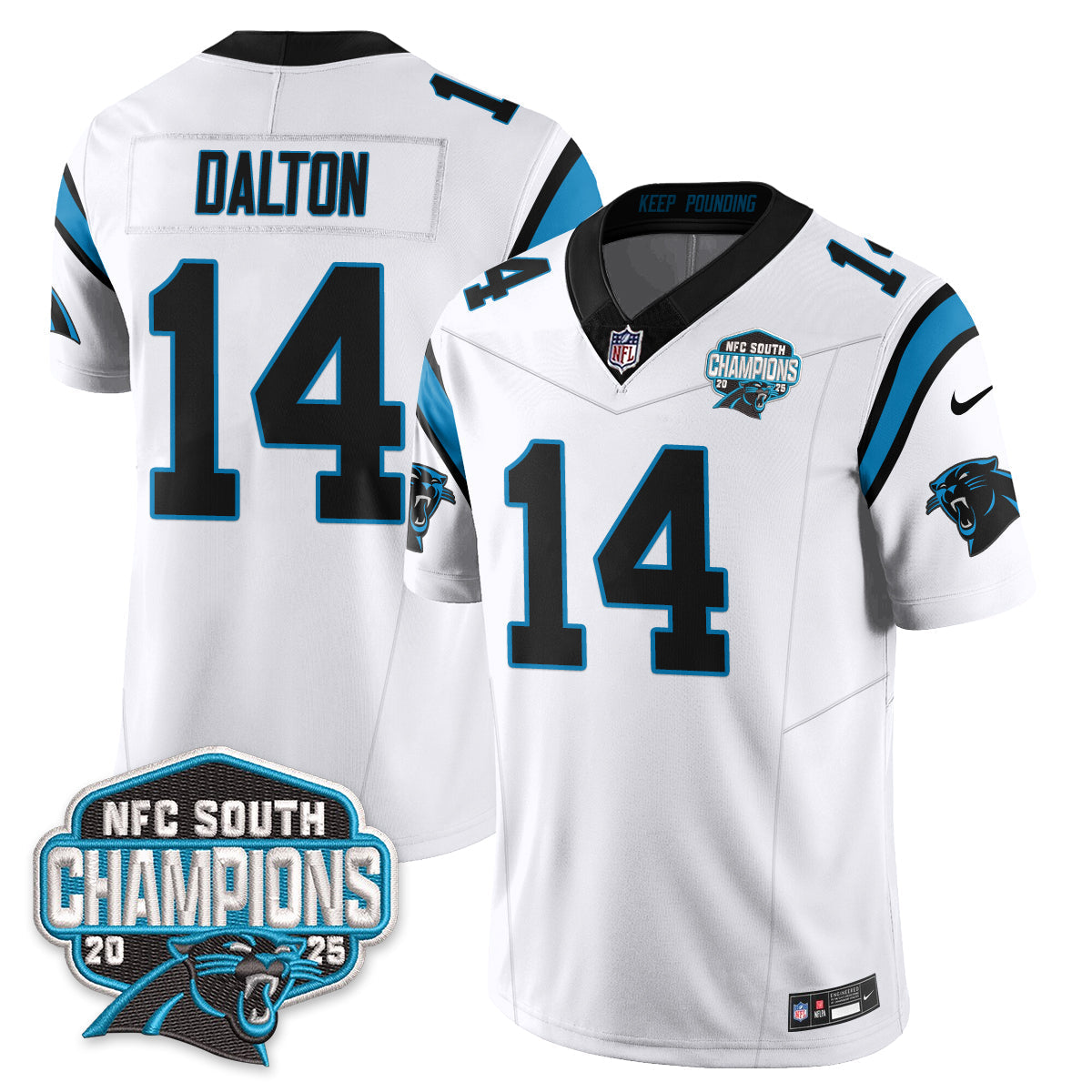 CAR NFC South Division Champions Vapor Limited Jersey n1 - All Stitched-DTD