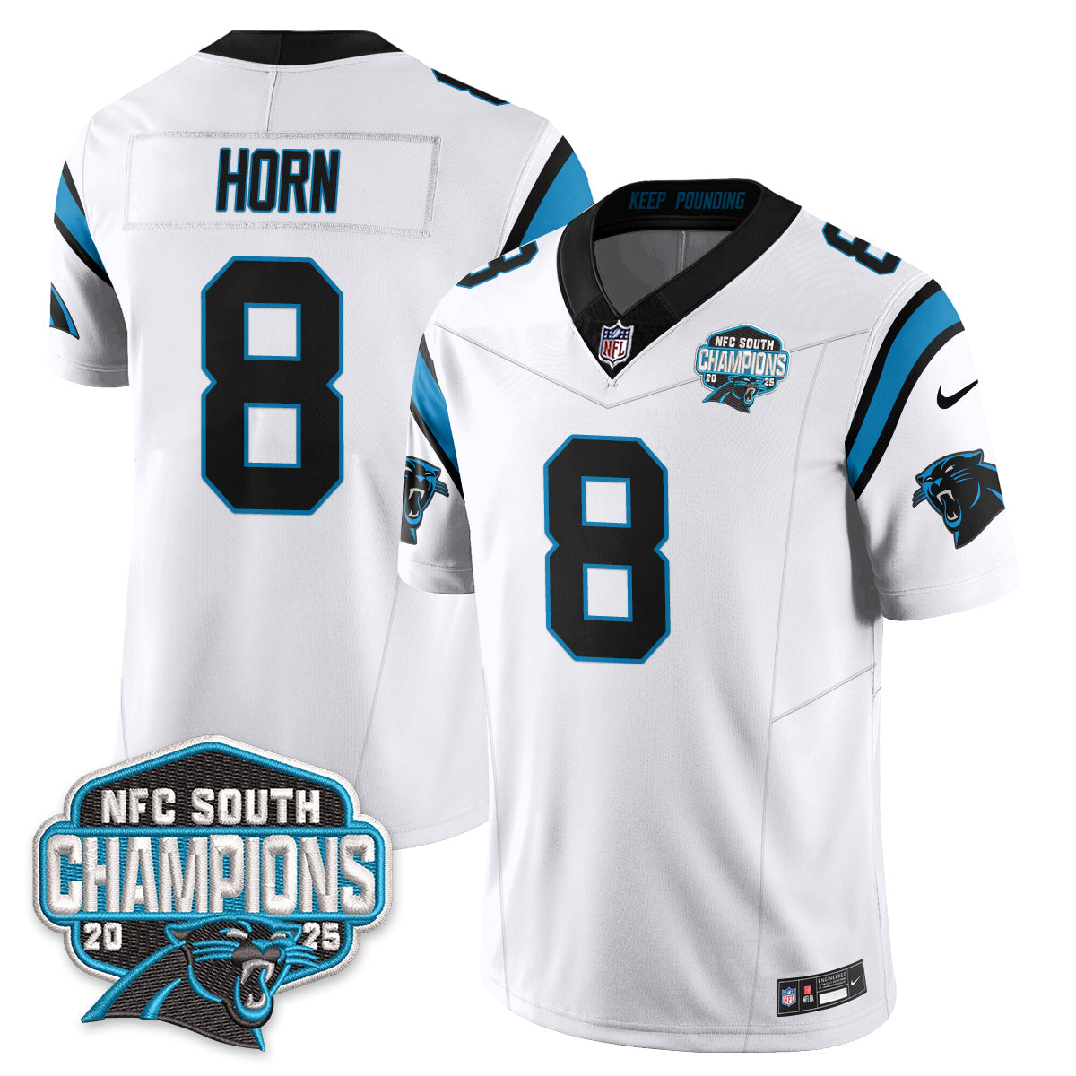 CAR NFC South Division Champions Vapor Limited Jersey - All Stitched-DTD