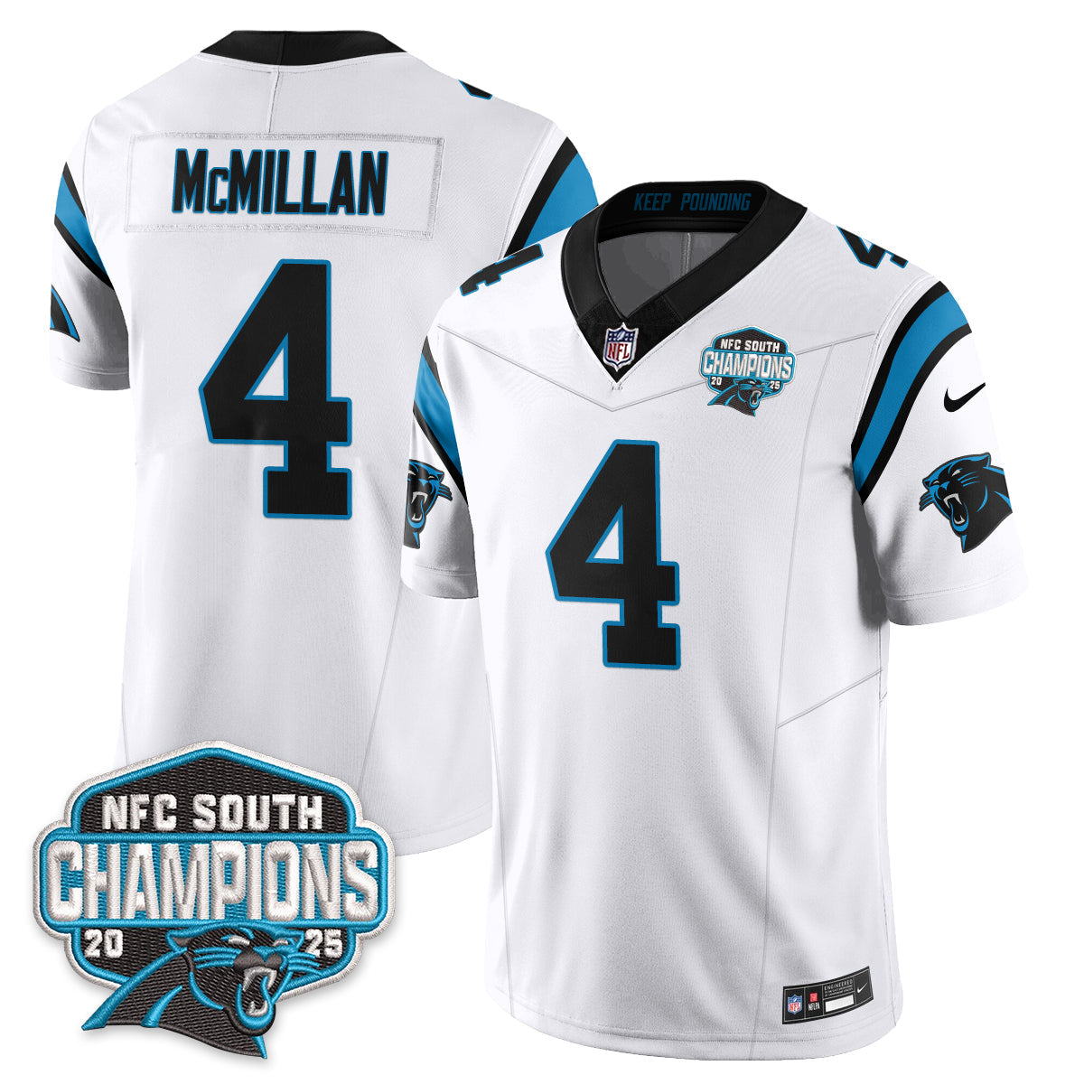 CAR NFC South Division Champions Vapor Limited Jersey - All Stitched-DTD