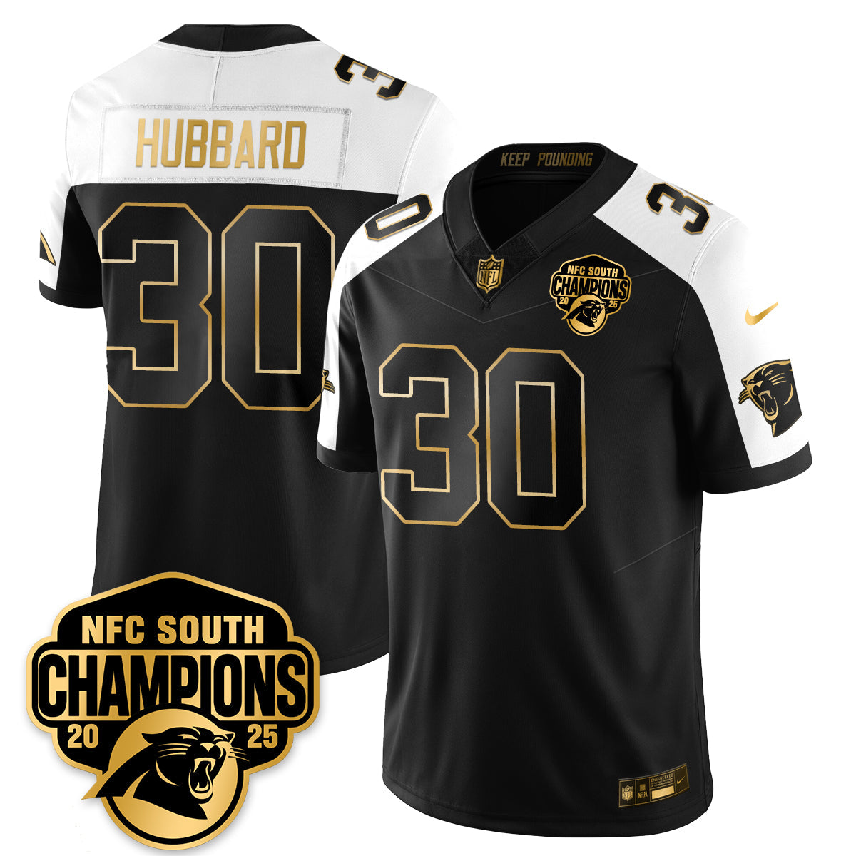 CAR NFC South Division Champions Vapor Limited Jersey - All Stitched-DTD