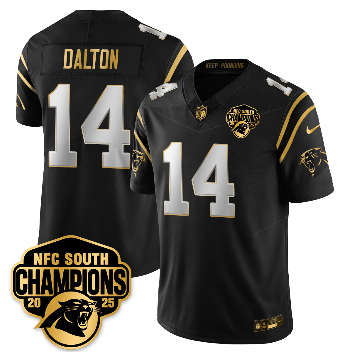 CAR NFC South Division Champions Vapor Limited Jersey - All Stitched-DTD