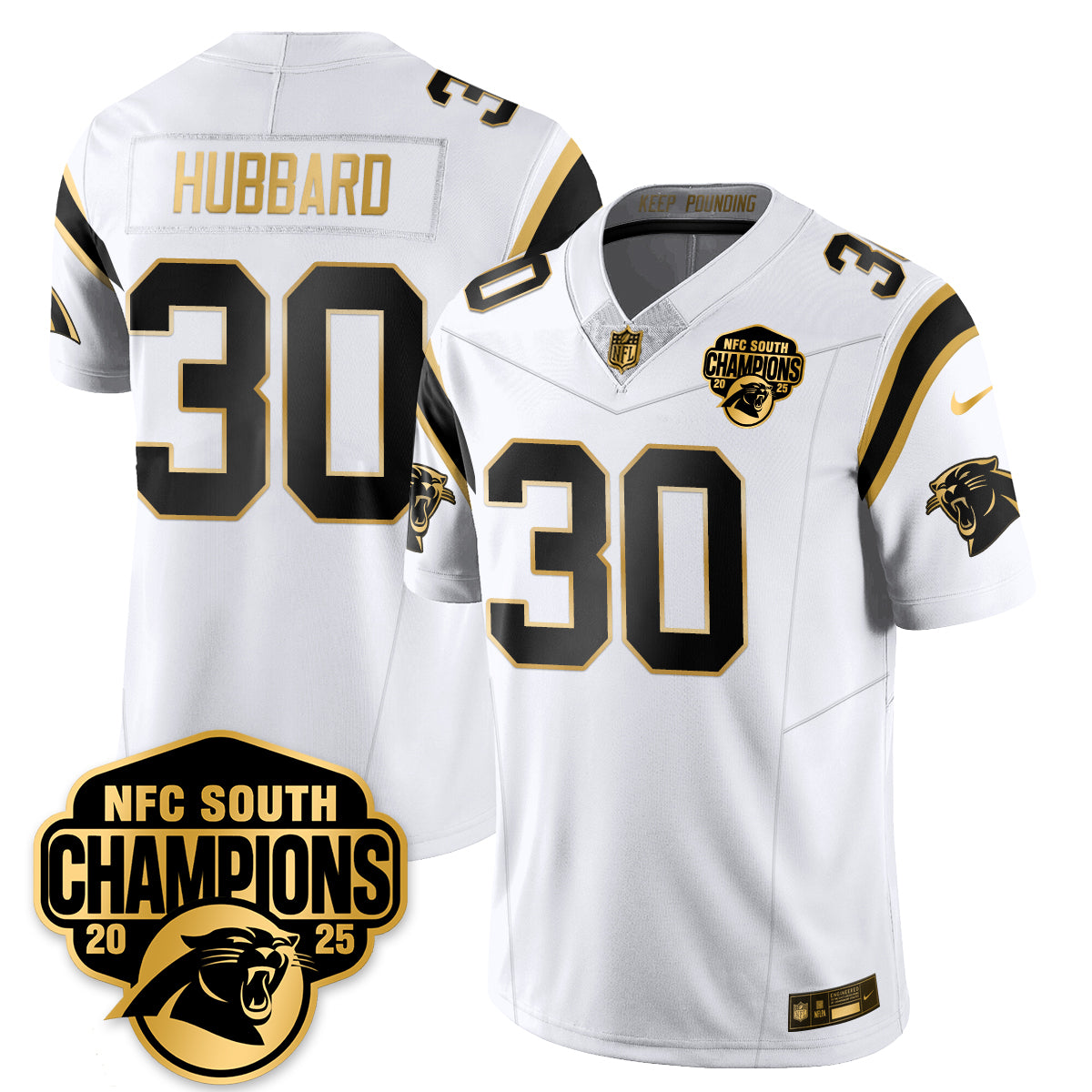 CAR NFC South Division Champions Vapor Limited Jersey - All Stitched-DTD