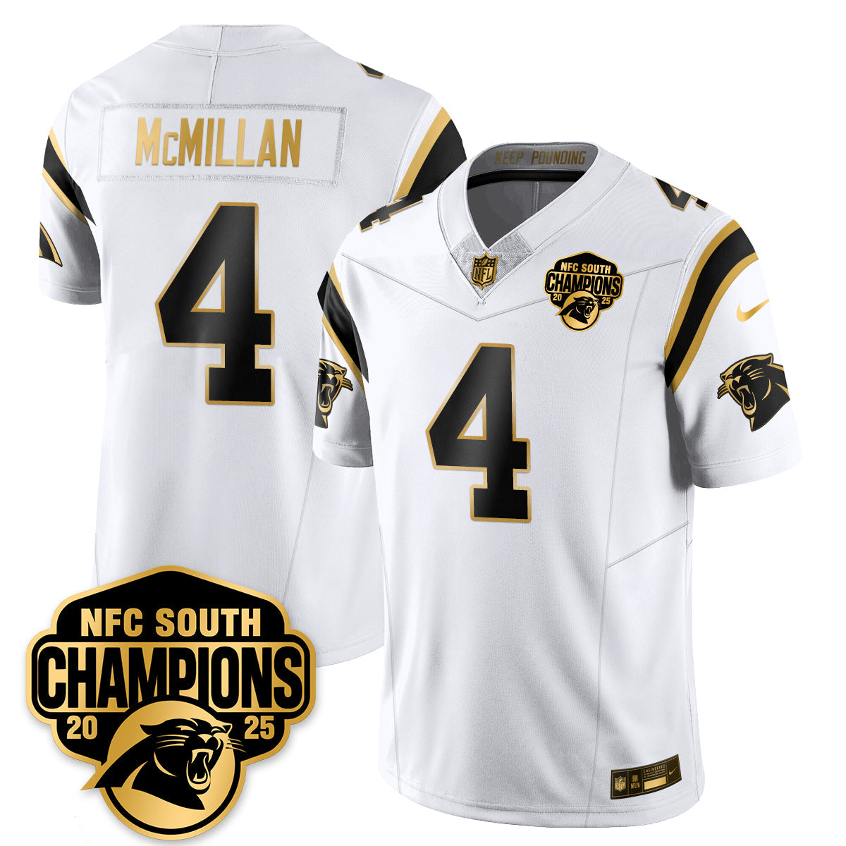 CAR NFC South Division Champions Vapor Limited Jersey - All Stitched-DTD