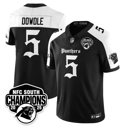 CAR Gothic NFC South Division Champions Vapor Limited Gothic Jersey - All Stitched-DTD